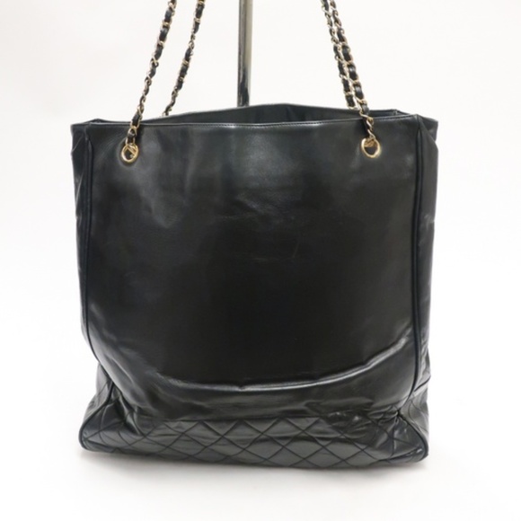 Chanel Vintage Lambskin  Large Shopper Tote - Picture 2 of 8
